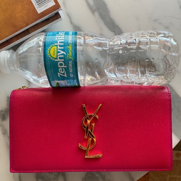 SOLD YSL Saint Laurent Wallet on a chain - Picture 12 of 13